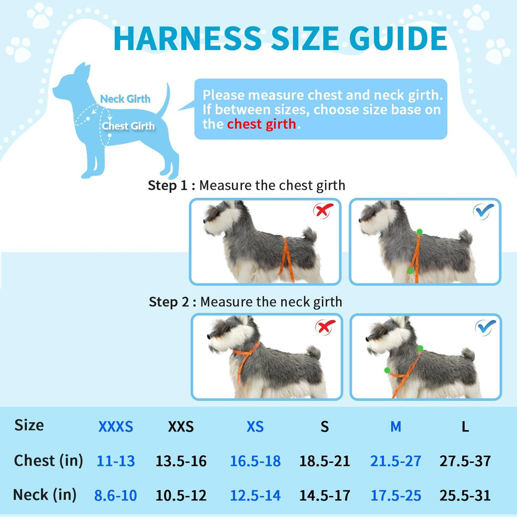 Dog Seat Belt Harness for Car, Double Clip Seatbelt, Universal Fit | Adjustable, Soft Breathable Mesh Vest Harness, Reflective, Durable Elastic Tether, for Small Medium Large Dogs (Blue, M)