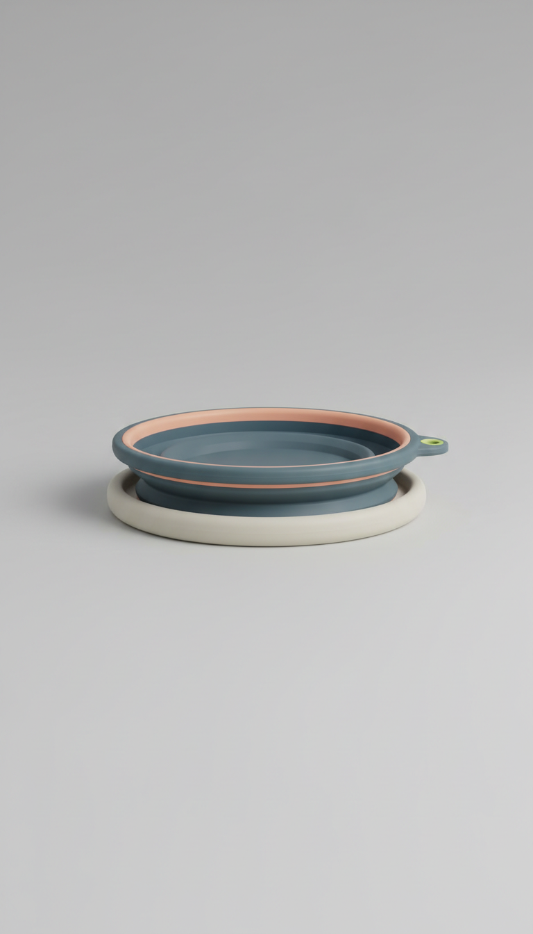 Collapsible Travel Pet Bowl Silicone
