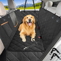 Dog Car Seat Cover for Back Seat, Waterproof Hammock for Car&Suv | Side Flaps with Zippers, Mesh Window, 600D Oxford, Anti-Scratch Nonslip Backseat Protector, Dog Seat Belt Included